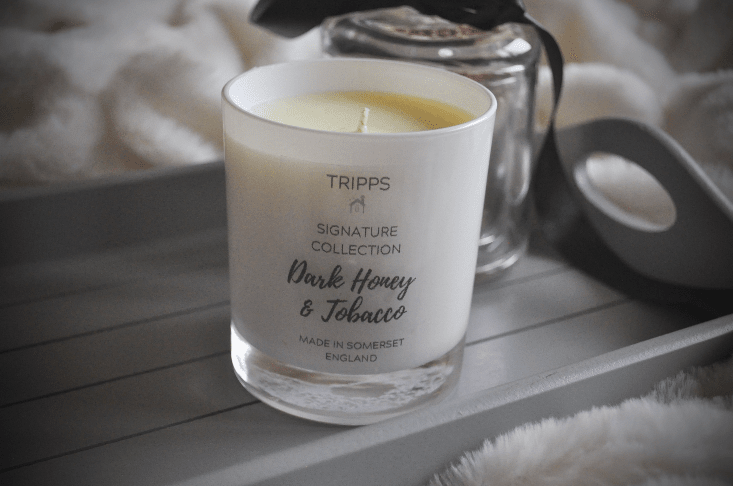 Dark Honey and Tobacco Scented Candle